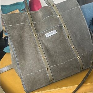Fossil Olive Green Tote Bag